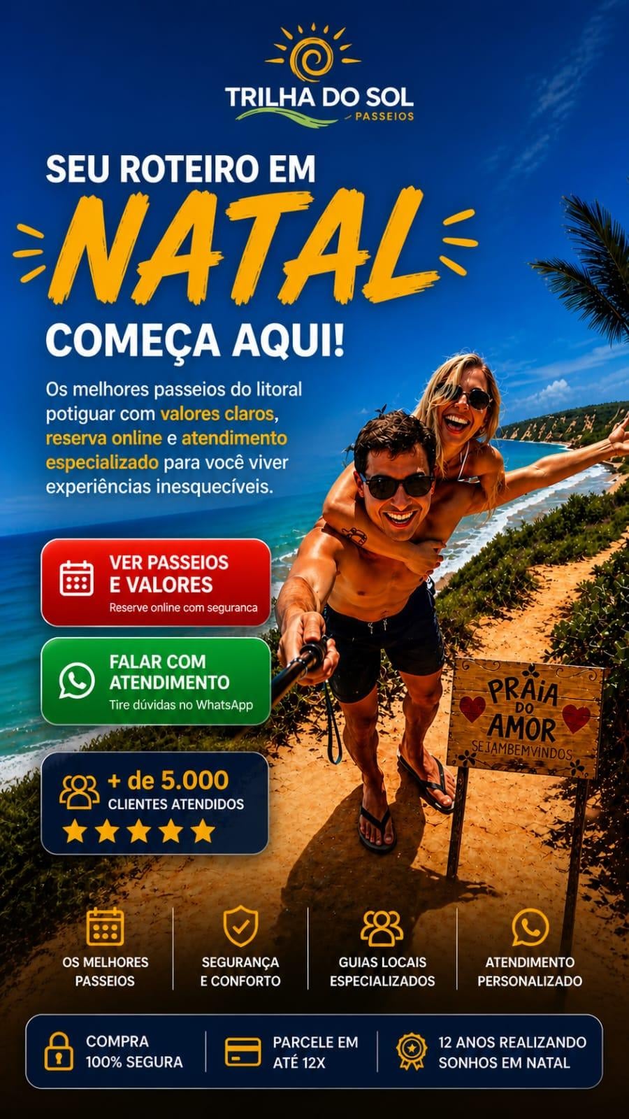 Escolha seus passeios em Natal 