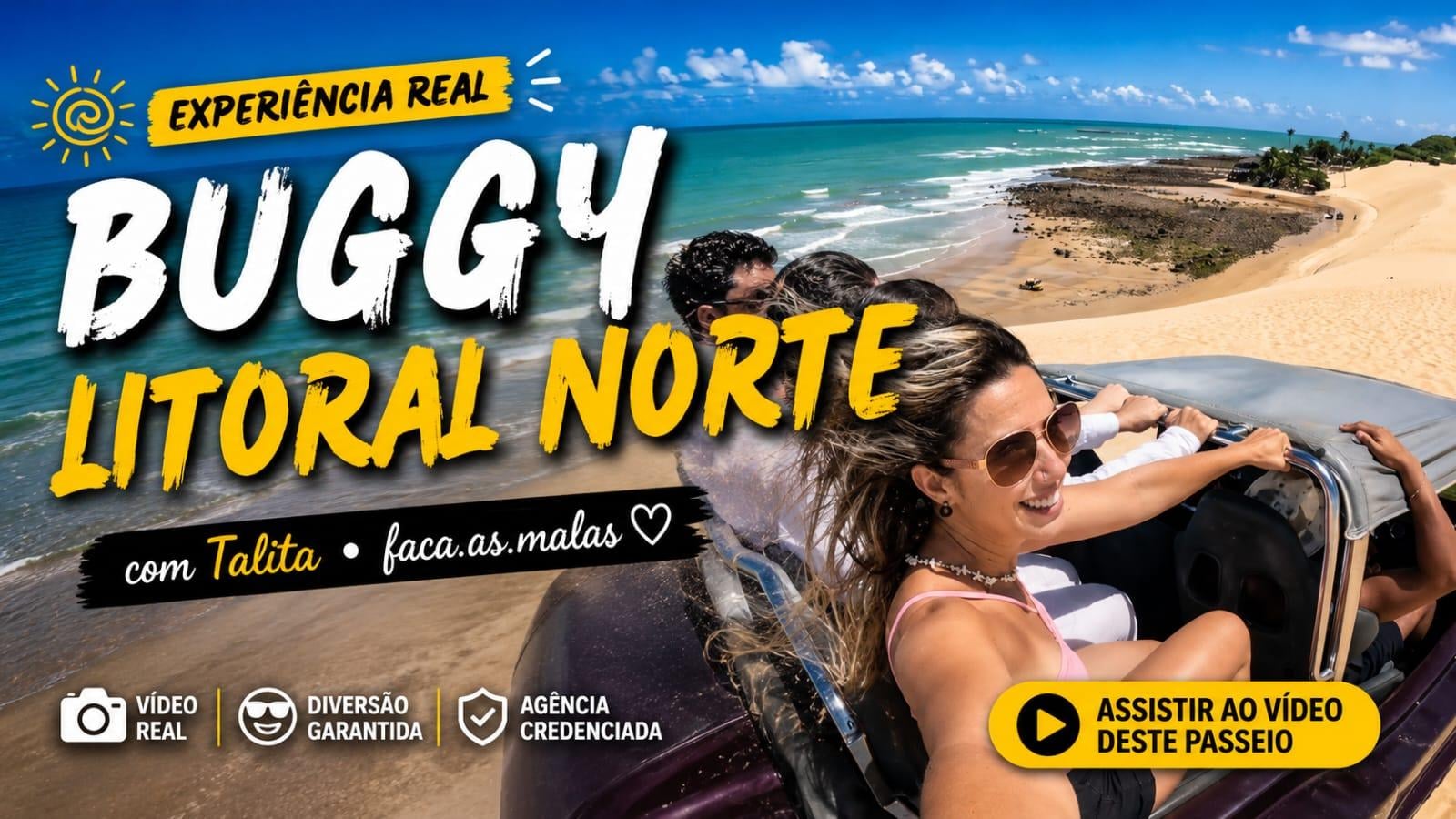 Vídeo - buggy litotal norte compartilhado