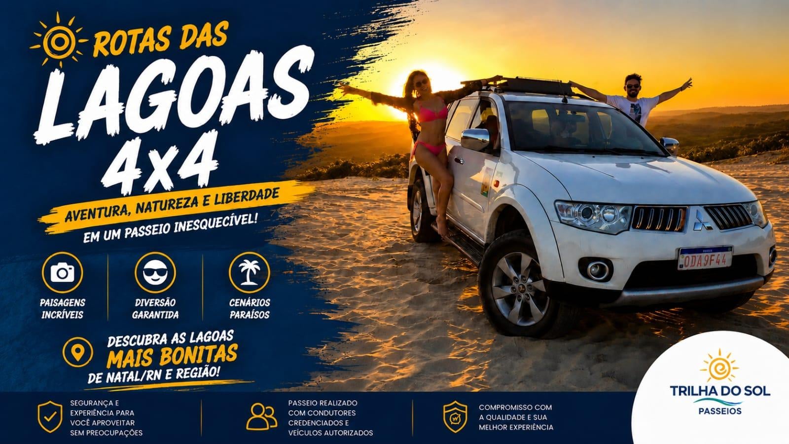 Passeio Rota das lagoas 4x4
