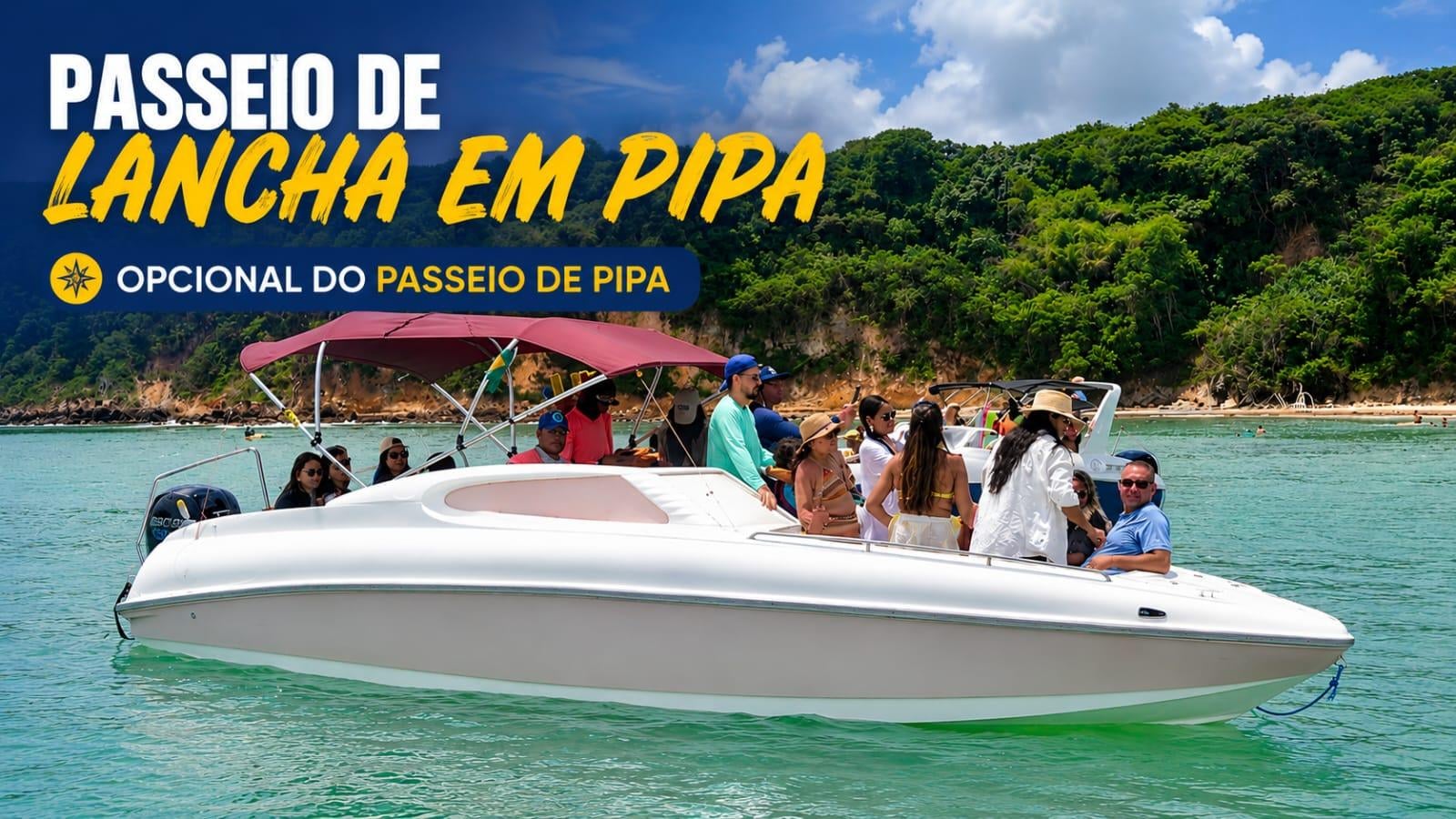 Lancha em Pipa
