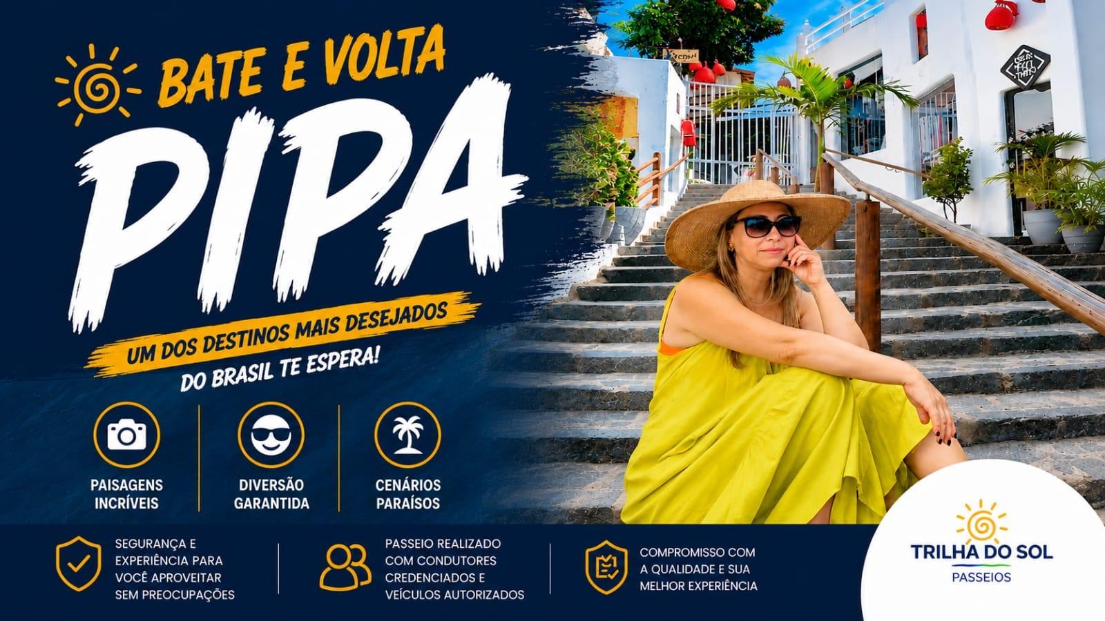 Pipa Praias bate e volta compartilhado