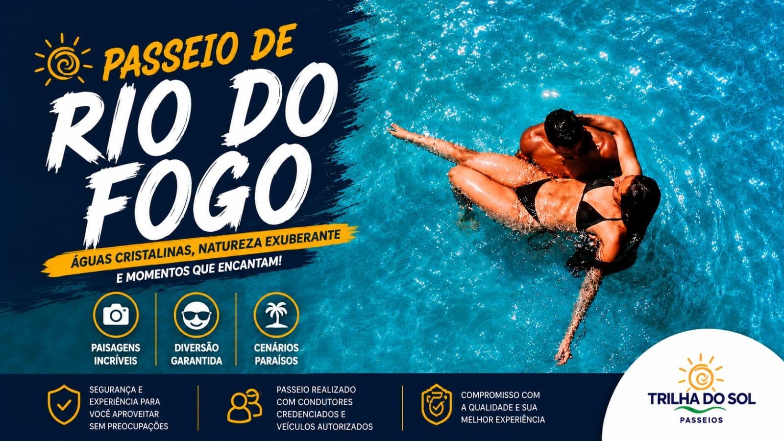 Rio do Fogo de van privativa