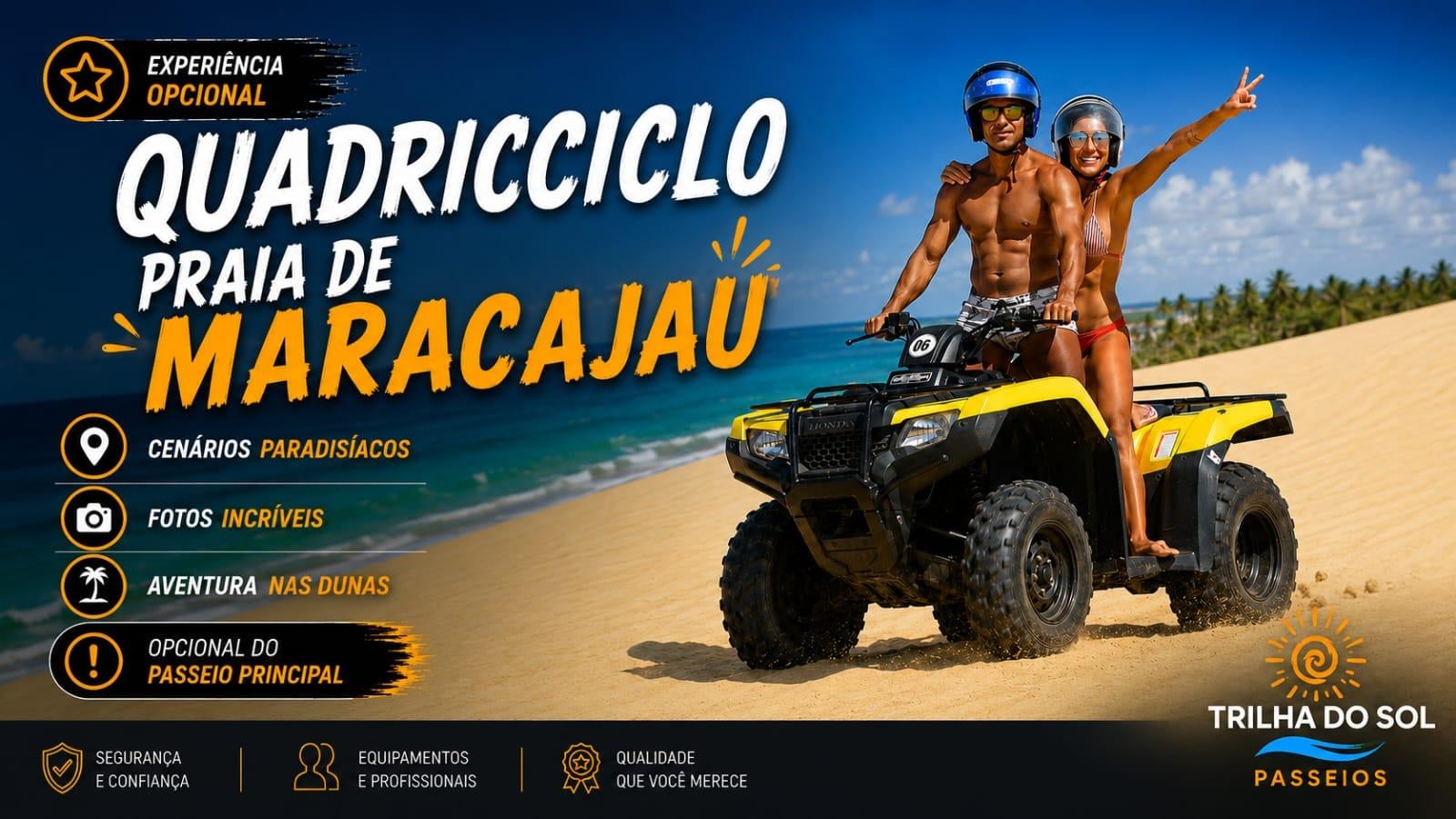 Passeio de Quadriciclo em Maracajaú