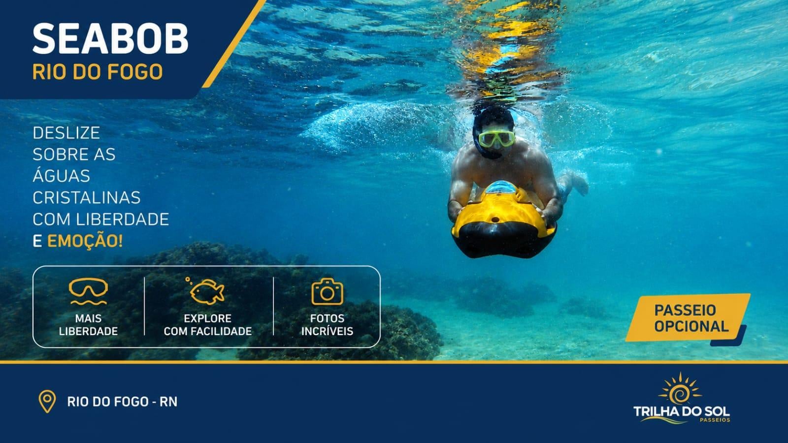 Seabob Mergulho Subaquático no Mar